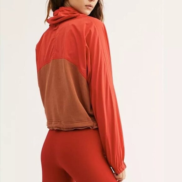 Free People We The Free Lafayette Pullover Windbreaker Jacket -‎ Size S Small - Picture 5 of 5